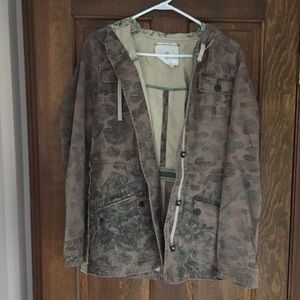 Field jacket with hood
